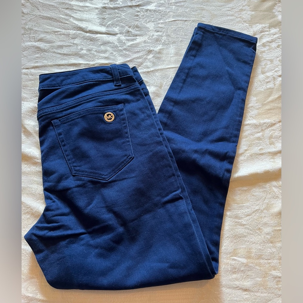 Michael Kors Blue Navy/Royal Skinny Jeans
